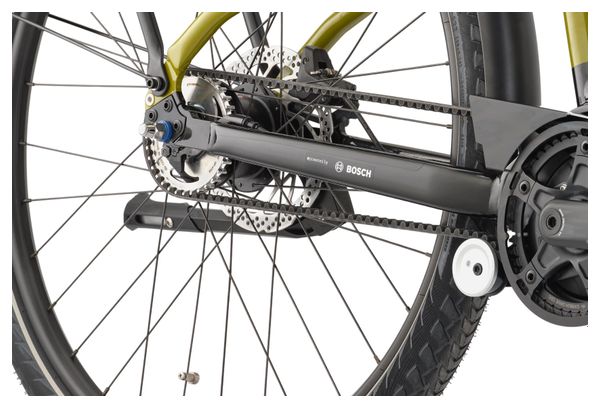 Electric City Bike Cannondale Mavaro Neo 4 Shimano Nexus 5V Belt 500 Wh 27.5'' Green