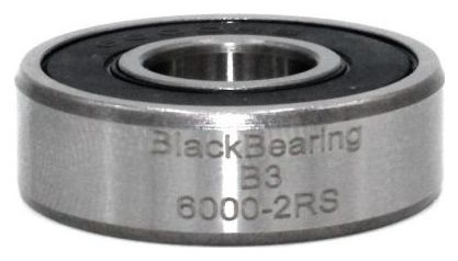 Black Bearing 6000-2RS 10 x 26 x 8 mm