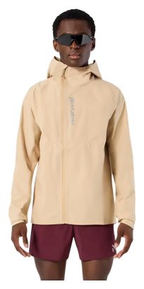 Chaqueta impermeable NNormal Trail Rain beige para hombre