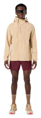 Chaqueta impermeable NNormal Trail Rain beige para hombre
