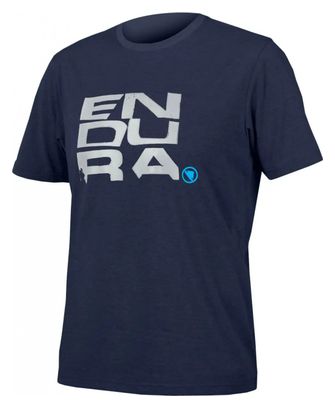 Camiseta orgánica Endura Overlays One Clan Ink Blue