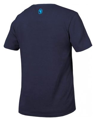 Camiseta orgánica Endura Overlays One Clan Ink Blue