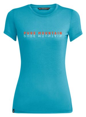 Salewa Pure Dry T-Shirt Blau Damen