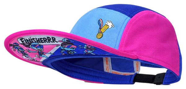 Cappellino BV Sport 5 Panel DBDB Finisher blu/rosa