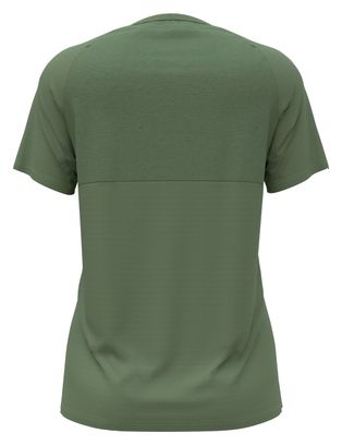 Odlo Essential Chill-Tec Women's Short Sleeve Shirt Khaki