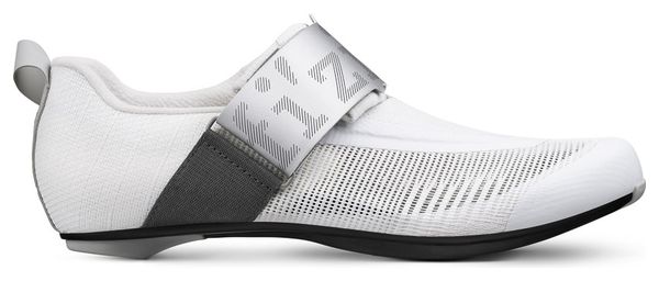 Fizik Hydra Aeroweave Carbon Triathlon Shoes White/Silver