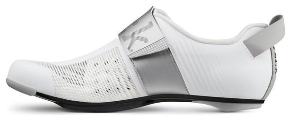Fizik Hydra Aeroweave Carbon Triathlon Shoes White/Silver
