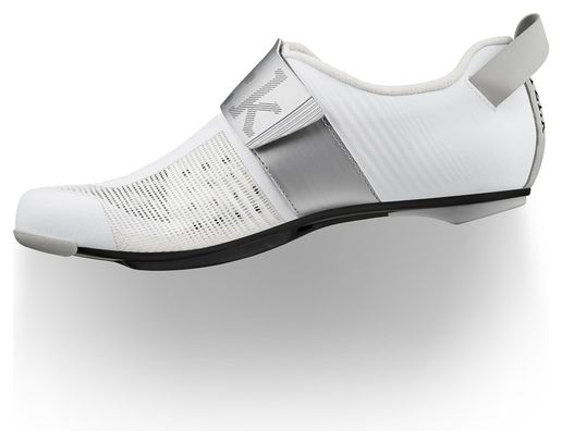 Fizik Hydra Aeroweave Carbon Triathlon Shoes White/Silver