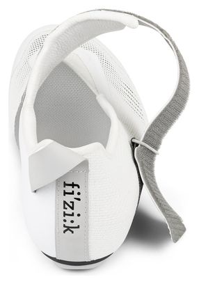 Zapatillas de triatlón Fizik Hydra Aeroweave carbonoBlanco/Plata