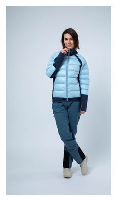 Women's down jacket AYAQ Baltoro Blue Shades Grey/Blue