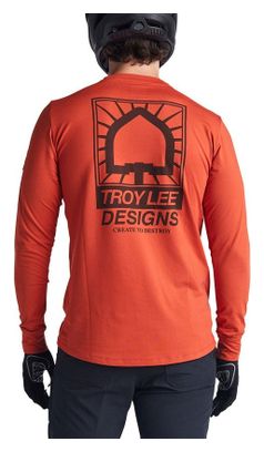 Troy Lee Designs Ruckus Ride Orange Long Sleeve T-Shirt