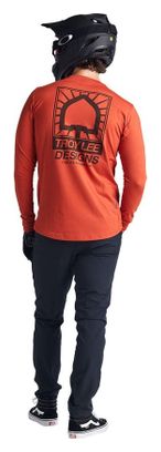 Troy Lee Designs Ruckus Ride Orange Long Sleeve T-Shirt