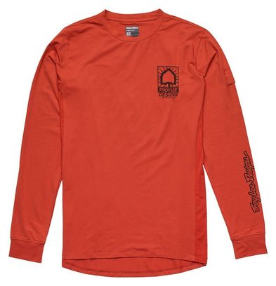 Troy Lee Designs Ruckus Ride Orange Long Sleeve T-Shirt