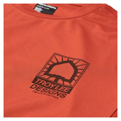 Troy Lee Designs Ruckus Ride Orange Long Sleeve T-Shirt
