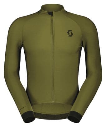 Maillot Man Long Sleeve Scott RC Pro Warm Vert