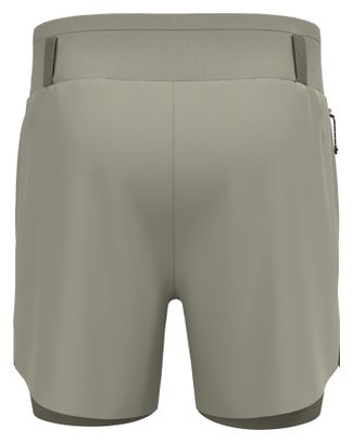 Short 2-En-1 Odlo X-Alp Trail 6'' Gris