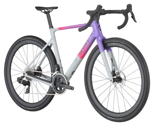 Gravel bike Scott Addict Gravel 20 Sram Rival AXS 12V 700 mm Violet/Rose/Grey  2025 | Alltricks.com