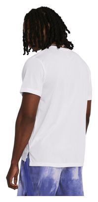 Under Armour Witte herenshirt met korte mouwen