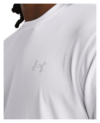 Under Armour Witte herenshirt met korte mouwen