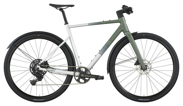 Fitness Bike Scott Metrix 30 EQ Shimano Cues 9V 700 mm Verde/Argento