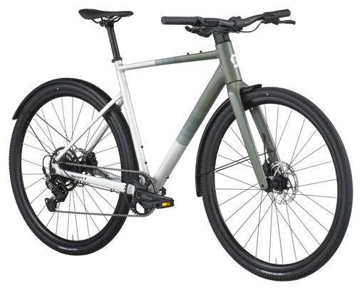 Fitness Bike Scott Metrix 30 EQ Shimano Cues 9V 700 mm Verde/Argento