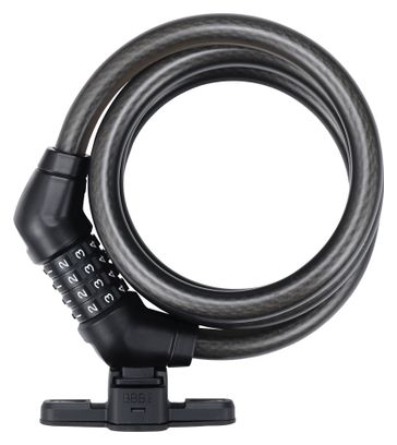 Antivol BBB CodeGuard Cable 15x1800mm (Avec Support) Noir