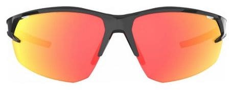 Glasses AZR Fast Black Varnished / Red Multilayer Lens