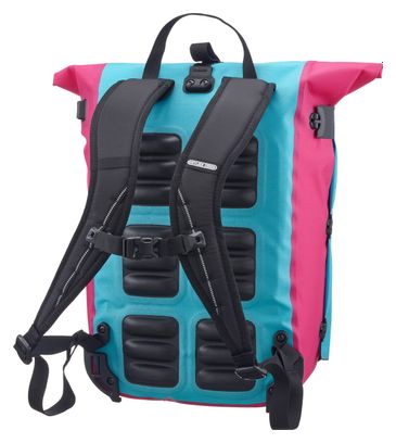 Ortlieb Vario 26L QL2.1 Rugzak / Fietstas Cyber Blue Pink