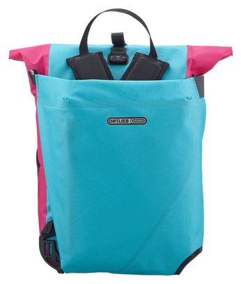 Ortlieb Vario 26L QL2.1 Rugzak / Fietstas Cyber Blue Pink