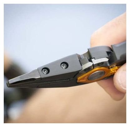 Pince Gerber pour Magniplier de pêche 7 5   - noir avec Orange