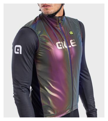 Gilet Sans Manche Alé Guscio Iridescent Reflective