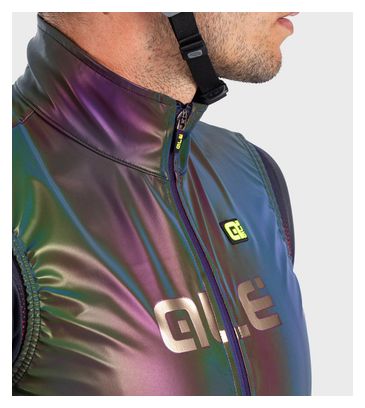 Gilet Sans Manche Alé Guscio Iridescent Reflective