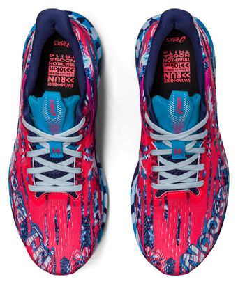 Chaussures de Running Asics Noosa Tri 14 Rose Bleu Femme