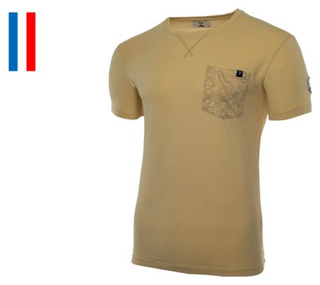 LeBram Short Sleeve T-Shirt Pocket Large Ball Sand / Beige
