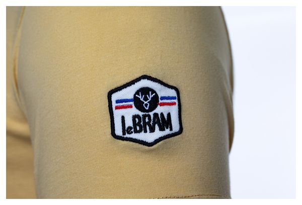 LeBram Short Sleeve T-Shirt Pocket Large Ball Sand / Beige