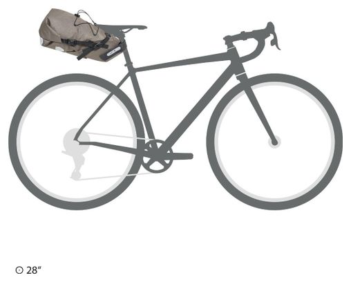 Ortlieb Seat-Pack 11L Borsa da sella Dark Sand Grey Beige