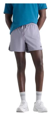 Pantaloncini New Balance Run Essential 5in Grigi da uomo