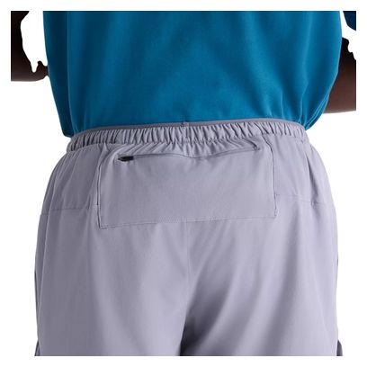 Pantaloncini New Balance Run Essential 5in Grigi da uomo