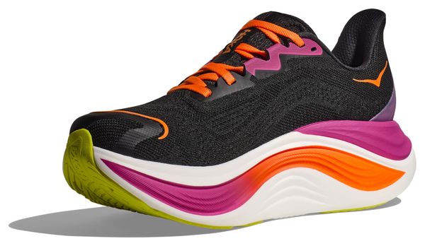 Hoka Skyward X Running Shoes Black/Pink/Orange Women's