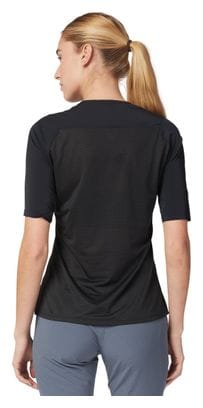 Maglia a maniche corte Fox Flexair Ascent Donna Nero