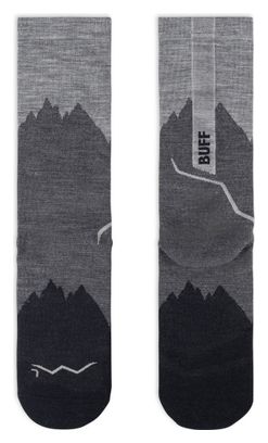 Chaussettes Buff Merino Lightweight Crew LWC3 Noir 