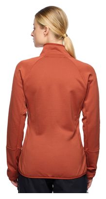 Vaude Monviso Chaqueta polar para mujer Rojo
