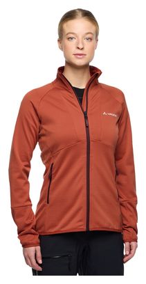 Vaude Monviso Chaqueta polar para mujer Rojo