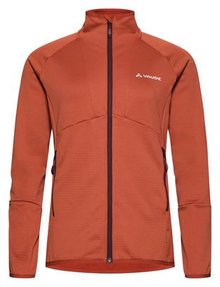 Vaude Monviso Chaqueta polar para mujer Rojo