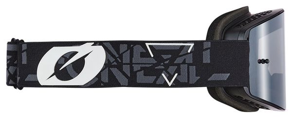 O&#39;Neal B-20 Strain V.22 Maske Schwarz / Weiß - Silberspiegel