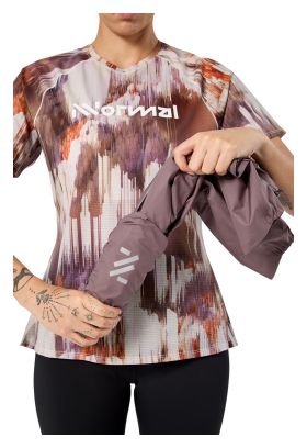 Chaqueta impermeable NNormal Trail Rain violeta para mujer