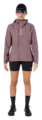 Chaqueta impermeable NNormal Trail Rain violeta para mujer