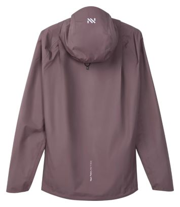 Chaqueta impermeable NNormal Trail Rain violeta para mujer