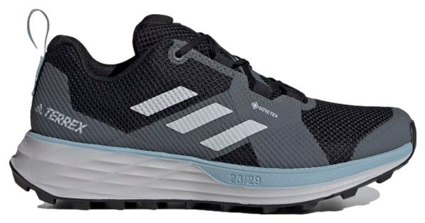 Adidas Terrex Two GTX Trail Shoes Black Gray Women