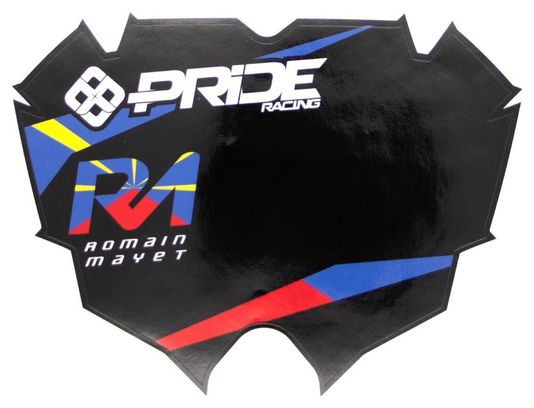 Placa Pride Racing Mayet Replica Pro Negro